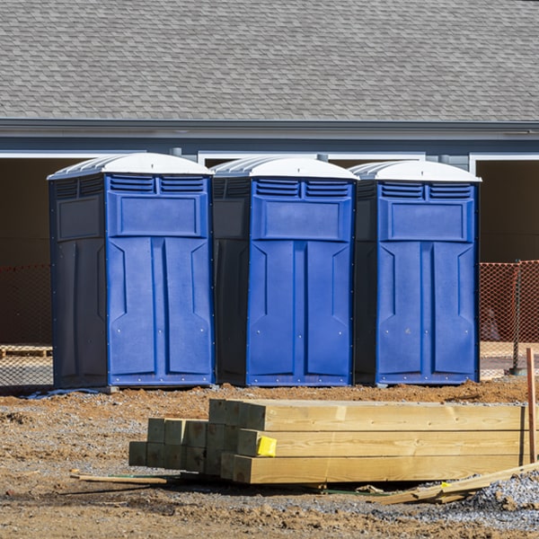 are there any restrictions on where i can place the porta potties during my rental period in Fountain Hills AZ